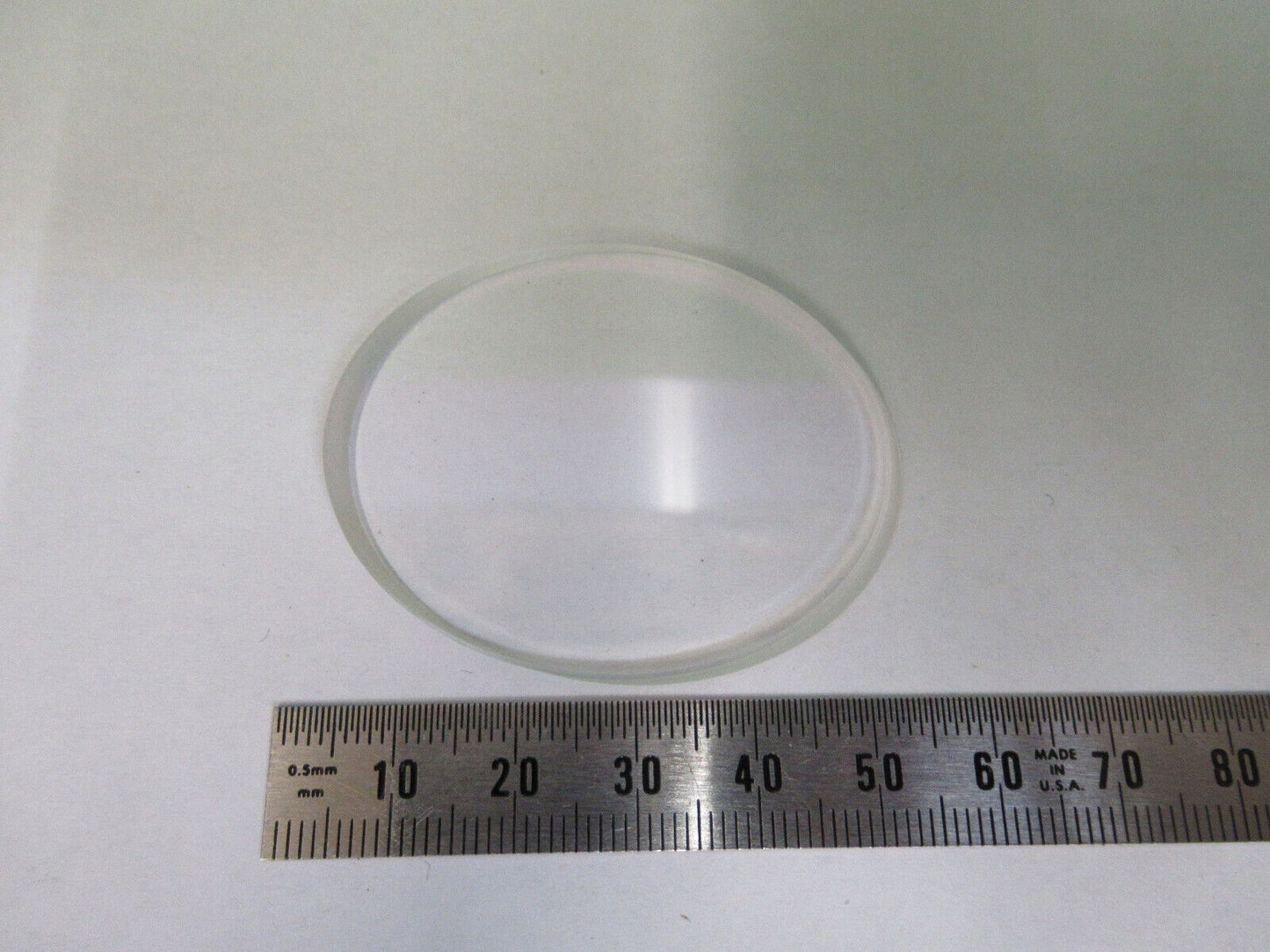 OPTICAL UNCOATED ELLLIPTICAL PLATE GLASS OPTICS AS PICTURED &W5-B-80