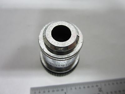 MICROSCOPE PART BAUSCH LOMB 4X OBJECTIVE OPTICS AS IS BIN#Q7-08