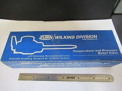 ZURN WILKINS DIVISION TEMPERATURE PRESSURE RELIEF VALVE AS PICTURED &W2-B-08