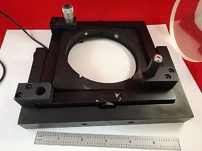 MICROSCOPE INTERFEROMETER TILTING TABLE + FLAT CONTROL TECHNICS OPTICS B#F8-C-01