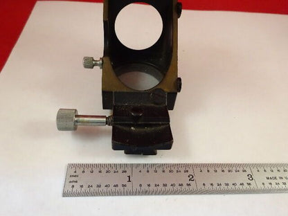 MICROSCOPE PART BRASS HOLDER ATTACHMENT UNKNOWN APPLICATION AS IS #Z4-A-24