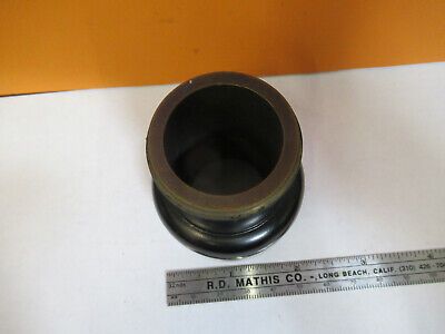 ANTIQUE BAUSCH LOMB BRASS AMPLIPLAN ADAPTER MICROSCOPE PART AS PICTURED &P5-A-60