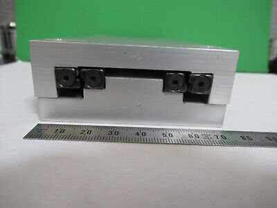 ALM HUGE 6" BY 3" LINEAR SLIDE POSITIONING FIXTURE OPTICS AS PICTURED &Z9-A-40