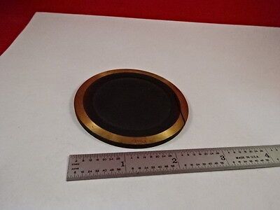 BRASS PLATE STAGE METALLOGRAPH MICROSCOPE PART &33-A-117