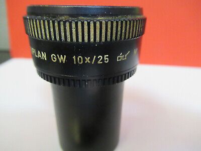 LEITZ GERMANY GW 10X PERIPLAN EYEPIECE OCULAR MICROSCOPE PART AS PICTURED B6-A26