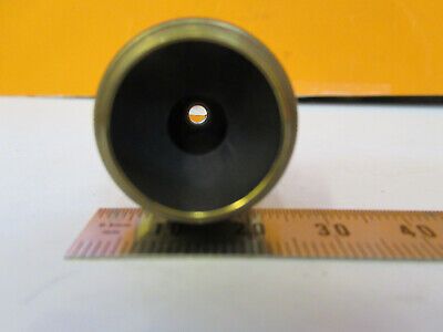 ANTIQUE BRASS BAUSCH LOMB 1.9mm LENS OBJECTIVE MICROSCOPE AS PICTURED #P4-A-81