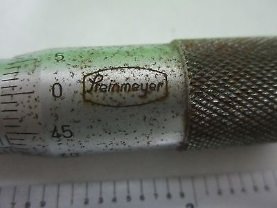 MICROMETER PREINMEYER GERMANY [moves freely] FOR LASER OPTICS AS IS BIN#S8-24