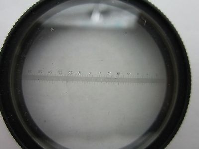 OPTICAL MICROSCOPE PART MEASUREMENT TARGET RETICLE OPTICS AS IS BIN#Q7-82