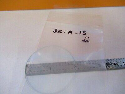 OPTICAL PLANO GLASS ROUND PLATE OPTICS AS PICTURED &3K-A-15