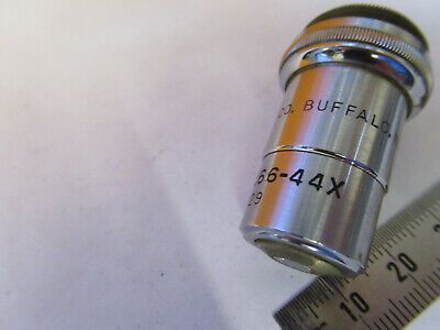 VINTAGE SPENCER 44X LENS OBJECTIVE OPTICS MICROSCOPE PART AS PICTURED P4-A-87