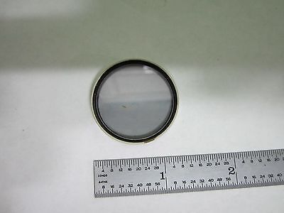 MICROSCOPE PART CARL ZEISS FILTER 0.5 HISTOLOGY OPTICS AS IS BIN#S6-52