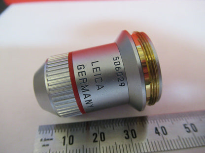 LEICA GERMANY 5X OBJECTIVE LENS 506029 MICROSCOPE PART AS PICTURED &3-DT-A3