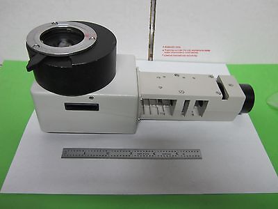 LEITZ VERTICAL ILLUMINATOR MICROSCOPE PART OPTICS AS IS BIN#M2