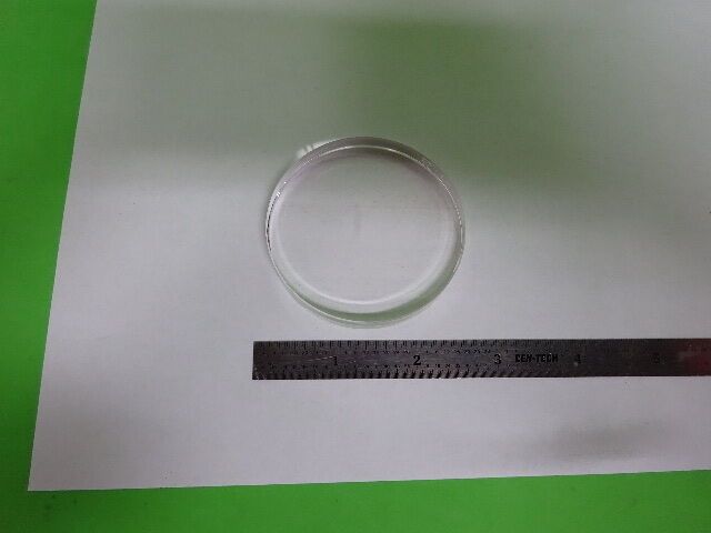 OPTICAL FLAT 2.5" DIAMETER FUSED SILICA LASER SPECTRA PHYSICS OPTICS  #4T-B-26