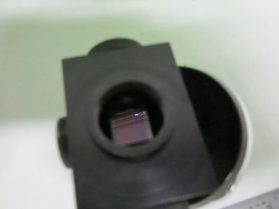 MICROSCOPE PART NOSEPIECE + BEAM SPLITTER OPTICS AS IS BIN#64-22