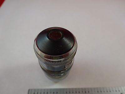 MICROSCOPE PART OBJECTIVE PST 10X DARK PHASE OPTICS AS IS BIN#R2-C-15