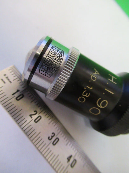 WINKEL ZEISS OBJECTIVE 90X OPTICS MICROSCOPE PART AS PICTURED &R3-B-23