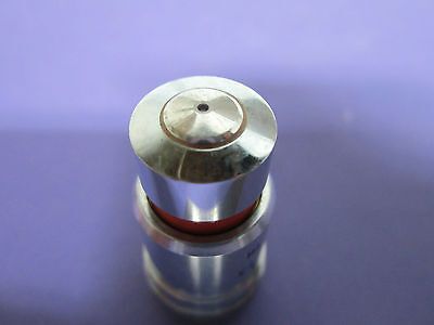 MICROSCOPE OPTICS PART VICKERS UK OBJECTIVE 100X OIL MICROPLAN BIN #7