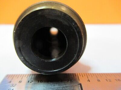 ANTIQUE BRASS CARL ZEISS 90X JENA OBJECTIVE MICROSCOPE PART AS PICTURED &7B-B-43