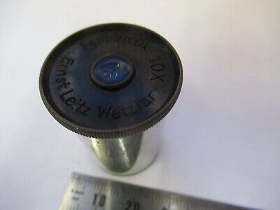 ANTIQUE ERNST LEITZ WETZLAR EYEPIECE10X MICROSCOPE PART AS PICTURED P9-A-76