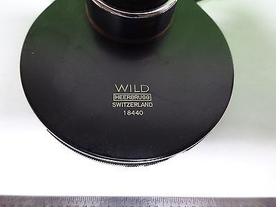 MICROSCOPE PART WILD HEERBRUGG SWISS M-20 CONDENSER PHASE OPTICS AS IS BIN#Z1-19