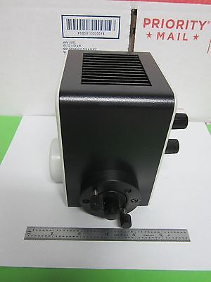 MICROSCOPE PART ILLUMINATOR LAMP HOUSING LEITZ WETZLAR GERMANY ORTHOPLAN BIN#47