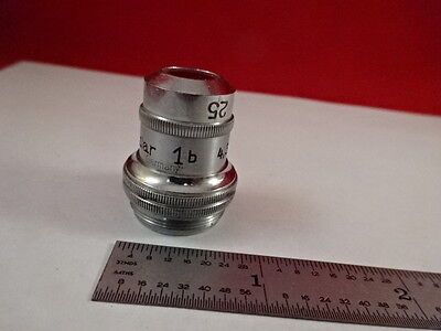 LEITZ GERMANY OBJECTIVE 4.3X 1b OPTICS MICROSCOPE PART &K2-B-97