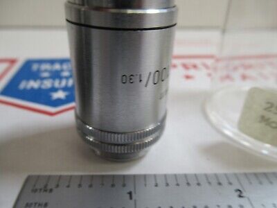 LEITZ NPL 100X OBJECTIVE HOFFMAN MODULATION CONTRAST MICROSCOPE PART &12-A-93