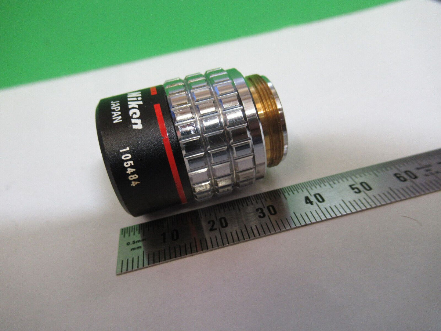 NIKON JAPAN OBJECTIVE 4X /160 LENS MICROSCOPE PART AS PICTURED P2-B-20