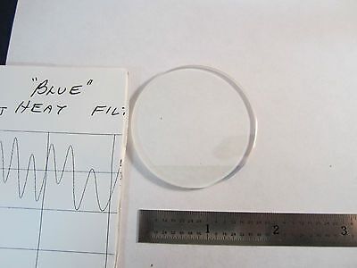 OPTICAL BLUE HEAT FILTER GUERNSEY COATING LAB LASER OPTICS NICE BIN#15 xvi