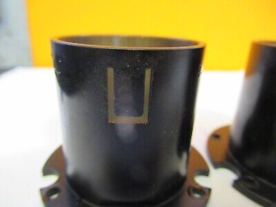 LEITZ ERGO GERMANY EYEPIECE BRASS TUBUS MICROSCOPE PART AS PICTURED &H8-B-23