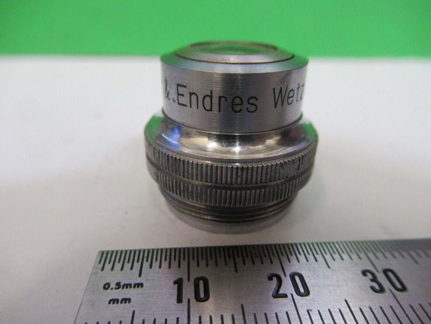 ZANGER & ENGRES WETZLAR GERMANY OBJECTIVE 5X MICROSCOPE PART AS PICTURED H2-A-54