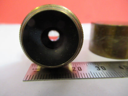 ANTIQUE BRASS BAUSCH LOMB OBJECTIVE  1/6 MICROSCOPE PART AS PICTURED G4-A-57