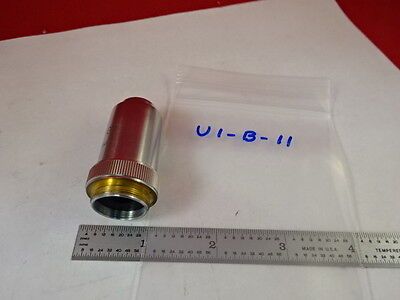 MICROSCOPE PART OBJECTIVE LEITZ WETZLAR GERMANY 40X OPTICS AS IS B#U1-B-11