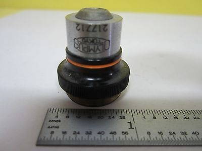 MICROSCOPE PART OBJECTIVE OLYMPUS M10 OPTICS AS IS BIN#U1-46