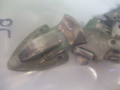 BAUSCH LOMB ANTIQUE LOCK WITHOUT KEY MICROSCOPE PART AS PICTURED #R9-A-12