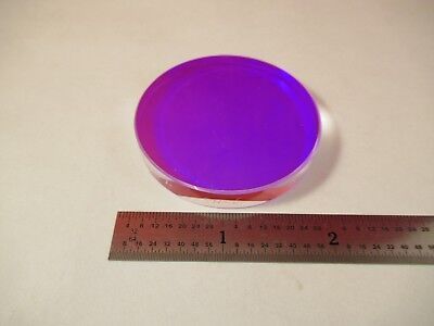 OPTICAL FLAT SPECTRA PHYSICS FUSED SILICA DICHROIC OPTICS AS PICTURED &92-A-21