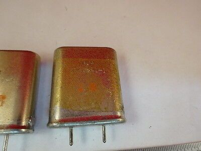 ANTIQUE QUARTZ RADIO CRYSTAL FREQUENCY CONTROL RCA #AH-27