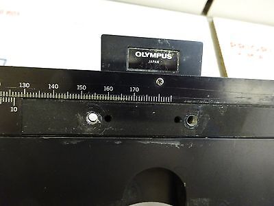 OLYMPUS MICROSCOPE STAGE TABLE PART &IL-4-01