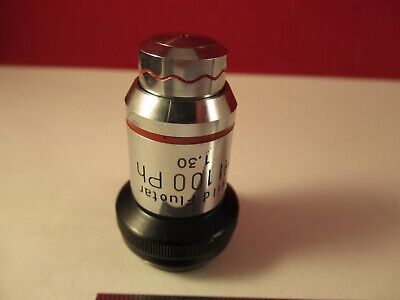 WILD SWISS OBJECTIVE PHASE PH 100X OPTICS MICROSCOPE PART AS PICTURED &1E-B-60