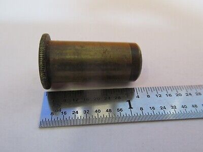 ANTIQUE BRASS RARE OCULAR lens OPTICS MICROSCOPE PART AS PICTURED &7B-B-78