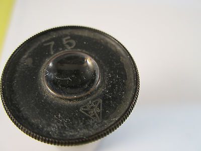 MICROSCOPE PART VINTAGE 7.5X  EYEPIECE OPTICS BIN#C1-18