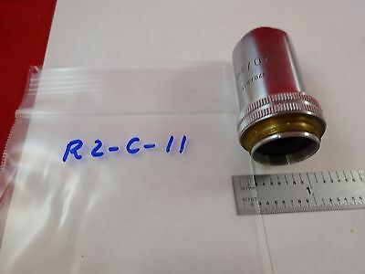 MICROSCOPE PART OBJECTIVE 40X LEITZ GERMANY OPTICS AS IS BIN#R2-C-11