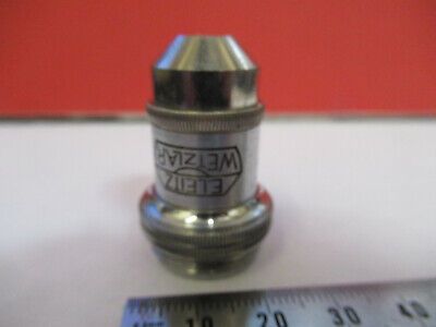 ANTIQUE LEITZ WETZLAR LENS 10X OBJECTIVE MICROSCOPE PART AS PICTURED &B3-B-15