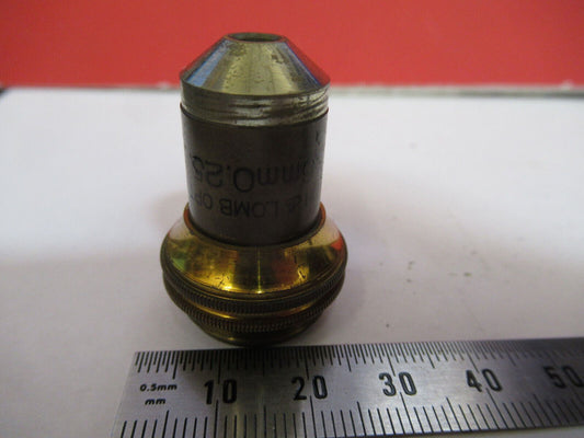 ANTIQUE  BAUSCH LOMB LENS 10X  OBJECTIVE MICROSCOPE PART AS PICTURED #R3-C-60