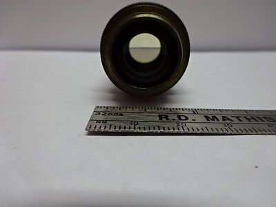 MICROSCOPE PART OBJECTIVE AUS JENA GERMANY POL 25X [dirty] OPTICS AS IS #84-17