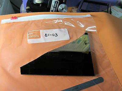 LARGE THICK BROKEN SILICON WINDOW INFRARED MIL SPEC LASER OPTIC AS IS BIN#E1-03