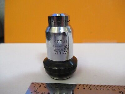 WILD SWISS 40X OBJECTIVE PH PHASE OPTICS MICROSCOPE PART AS PICTURED &8M-A-12