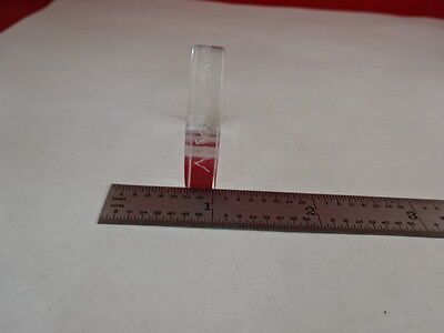 OPTICAL FLAT TRUNCATED SPECTRA PHYSICS FUSED SILICA LASER OPTICS AS IS #80-17