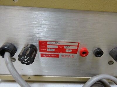 FOR PARTS SCIENTECH LASER POWER METER READOUT DISPLAY AS PICTURED AS IS #TC-2